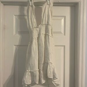Nwt white flower dress, small/ petite